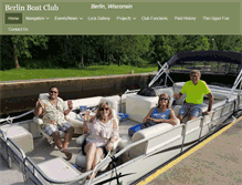 Tablet Screenshot of berlinboatclub.com